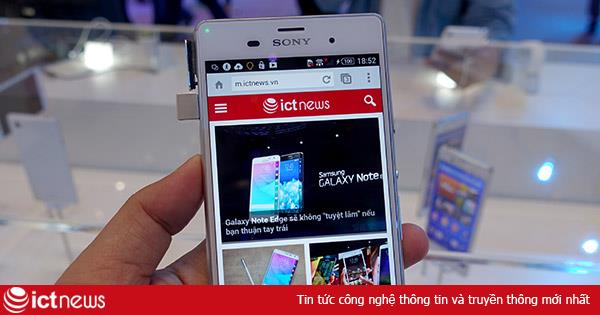 IFA 2014: Ảnh thực tế Sony Xperia Z3 vừa ra mắt