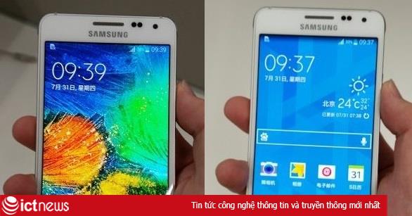 Lộ ảnh rõ nét Galaxy Alpha dùng khung kim loại