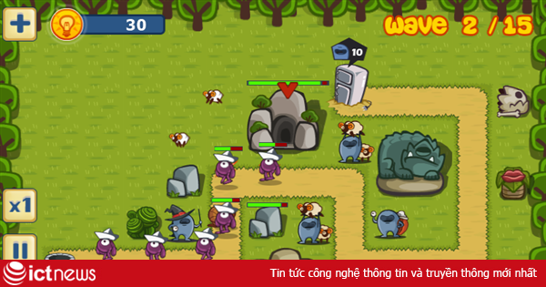 Công ty Việt giới thiệu game thủ thành Dididodo Defense trên di động