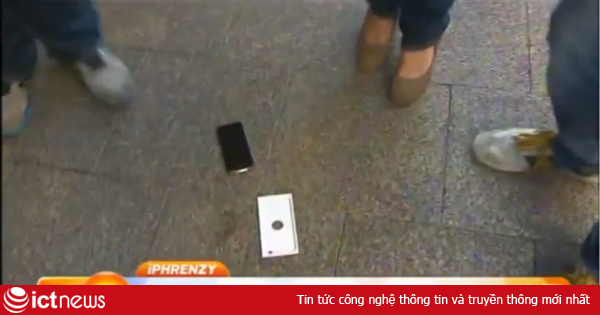 Video: Quá vui vì mua được iPhone 6 nên đã … lỡ tay đánh rơi