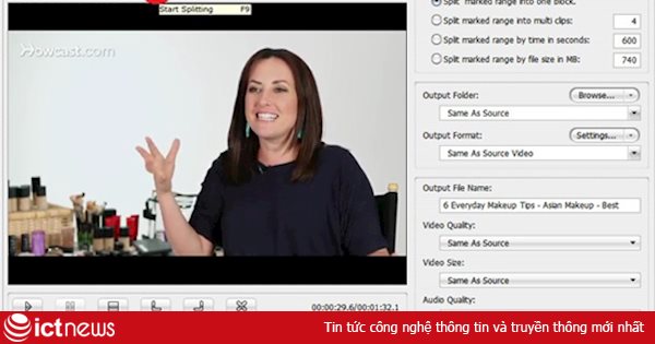 Học cắt video đơn giản bằng Ultra Video Splitter