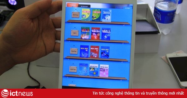 Trên tay máy tính bảng AIC cho giáo dục, giá 900.000 đồng