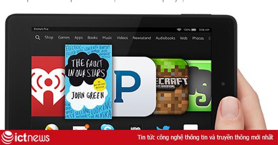 Bộ đôi tablet Amazon Kindle Fire màn hình đẹp, giá mềm