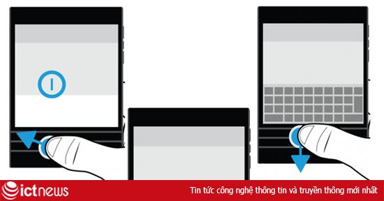 BlackBerry Passport: Các thao tác bàn phím cứng... cảm ứng
