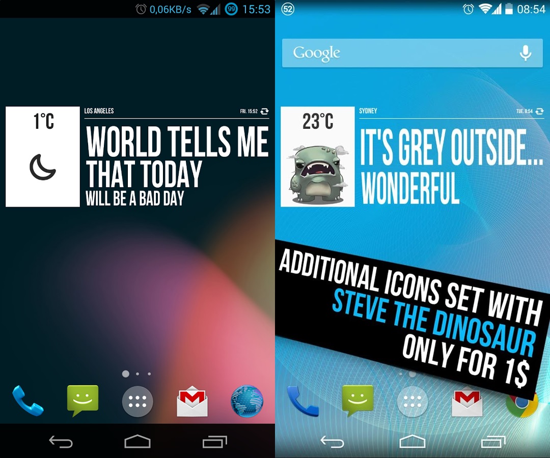 ứng dụng hay, ứng dụng thời tiết, ứng dụng android, ứng dụng iphone