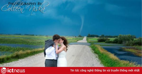 Bộ ảnh cưới độc lạ với bối cảnh nền là... thiên tai