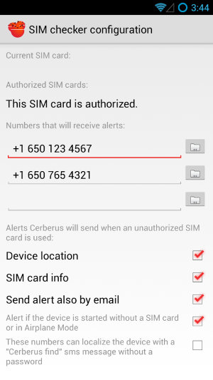 chống trộm điện thoại Android
