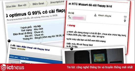 Đến lượt người Việt cũng rao bán smartphone cài Flappy Bird