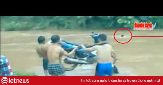 Tranh luận gay gắt xung quanh clip qua suối bằng túi nylon