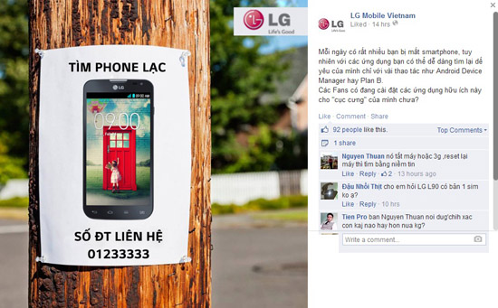 Android Device Manager và Plan B là 2 ứng dụng tìm iPhone thất lạc mới nhất được LG giới thiệu.