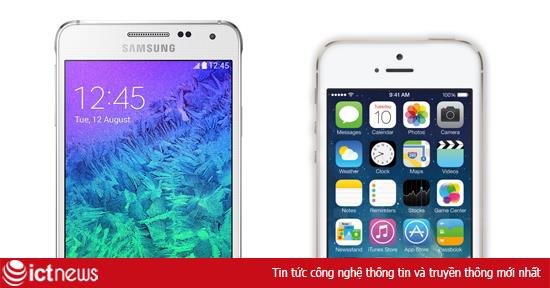 Nên mua Samsung Galaxy Alpha hay iPhone 5s?