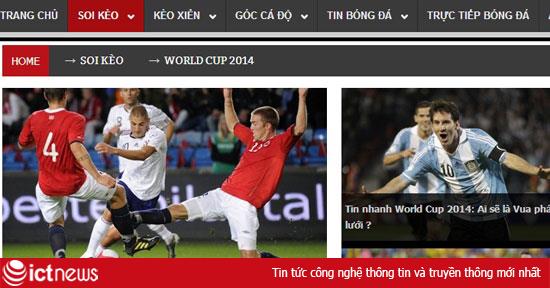 World Cup 2014: Web cá độ online đua “giăng bẫy” chờ các con bạc