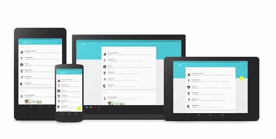 Android L, smartphone, tablet, smartwatch, iPhone