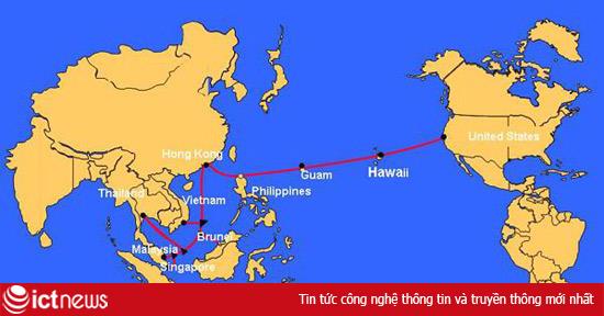 Đứt cáp quang biển AAG làm mất 40% dung lượng Internet Việt Nam đi quốc tế