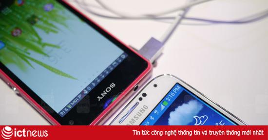So sánh sơ bộ Xperia Z1 Compact và Samsung Galaxy S4