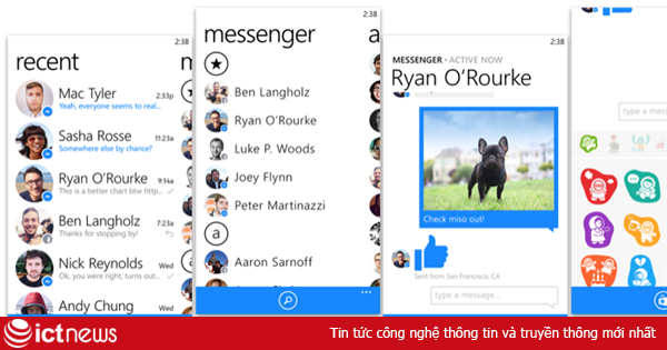Facebook Messenger chính thức phát hành cho Windows Phone 8