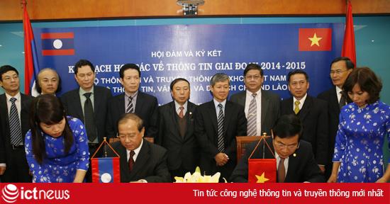 Việt - Lào ký kết hỗ trợ phát triển TT&TT