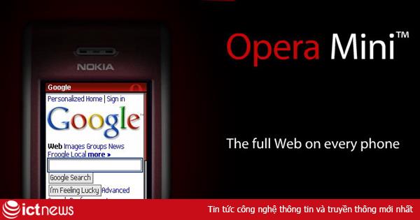 Opera Mini 8 hỗ trợ chế độ duyệt web ban đêm