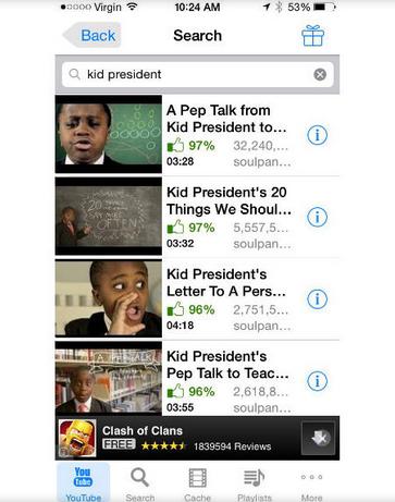 Tải video YouTube về iPhone