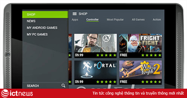 Đây là hình ảnh của nVIDIA SHIELD Tablet?