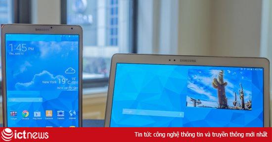 Samsung ra máy tính bảng Galaxy Tab S mỏng hơn iPad Air