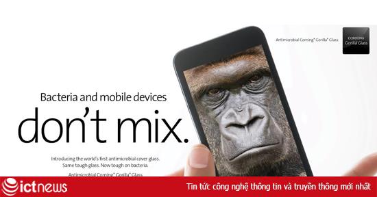 Video: màn hình smartphone có khả năng… diệt vi khuẩn