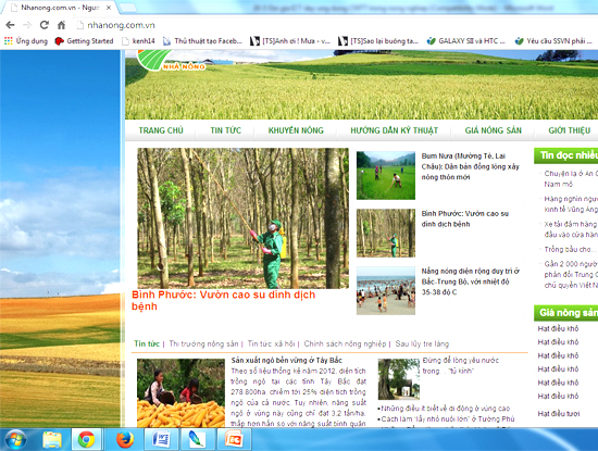 cổng thông tin nhà nông