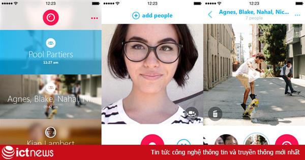 Microsoft ra mắt ứng dụng nhắn tin video trên di động
