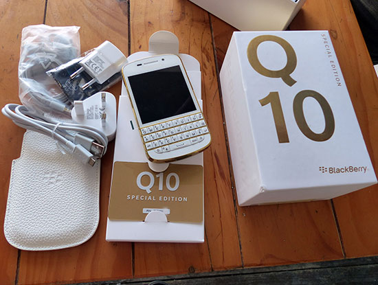 Phiên bản đặc biệt BlackBerry Q10 Gold chính thức bán ở Việt Nam