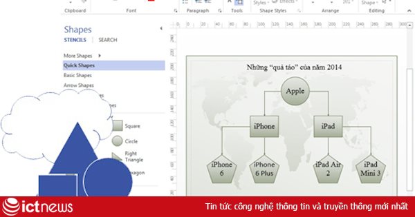 Hướng dẫn sử dụng Visio 2013, phần mềm vẽ sơ đồ “chuẩn”