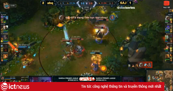 Không có chung kết “trong mơ” tại giải Thể thao Điện tử Quốc tế 2014