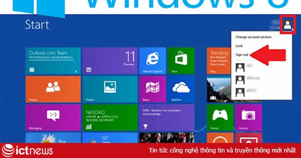 Hướng dẫn tạo tài khoản trong Windows 8