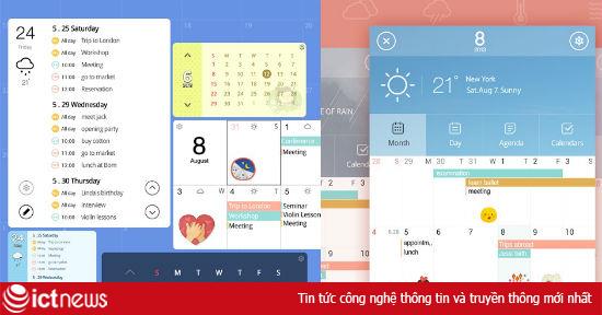 7 ứng dụng lịch đẹp và tiện lợi nhất cho Android