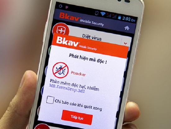 chống nghe lén điện thoại