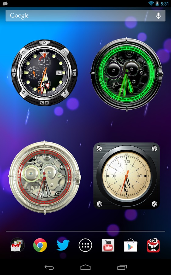 Thêm lựa chọn widget đồng hồ đẹp cho Android