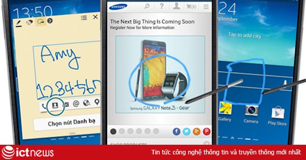 Hướng dẫn sử dụng Note 3 với cây bút S Pen