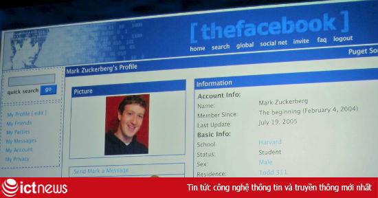 Khám phá 8 tính năng của Facebook khi mới ra đời