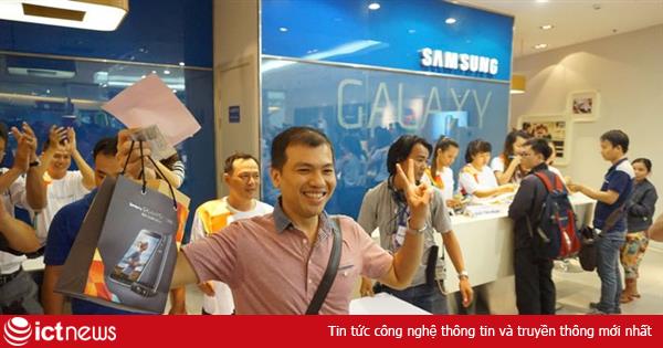 Xếp hàng cả đêm để mua Samsung Galaxy S5