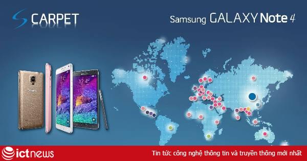 Ngày 24/10, Samsung ra mắt Galaxy Note 4 tại Việt Nam