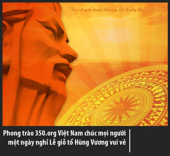 Đồ họa ấn tượng của cư dân mạng thể hiện tấm lòng thành kính hướng đến tổ tiên, những người đã có công dựng nước.