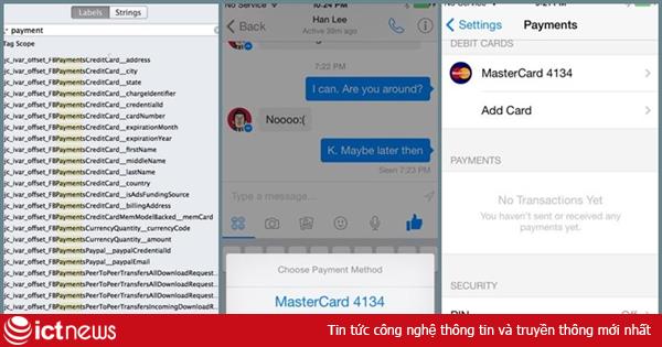 Facebook sẽ cho chuyển tiền qua ứng dụng Messenger