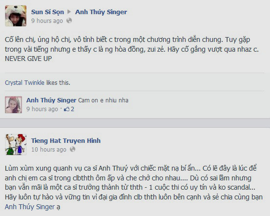 Những lời động viên từ bạn bè và người thân vẫn đang đến với Anh Thúy, nhưng có thể chỉ đủ để an ủi.