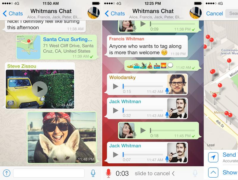 facebook messenger, nhắn tin miễn phí, whatsapp, skype, snapchat, twitter