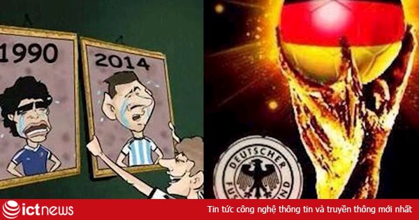 Loạt ảnh chế chung kết World Cup 2014: Thán phục Đức, châm chọc Messi