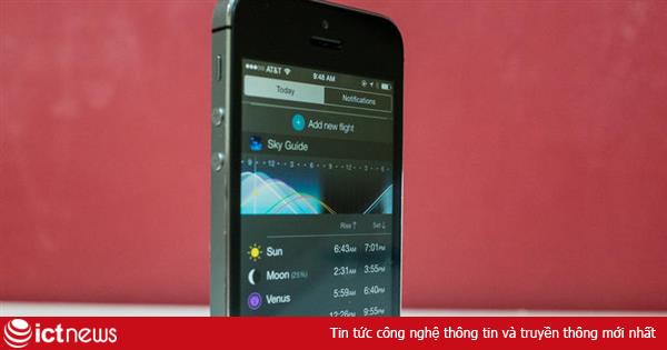 Hướng dẫn cài đặt widget trong iOS 8