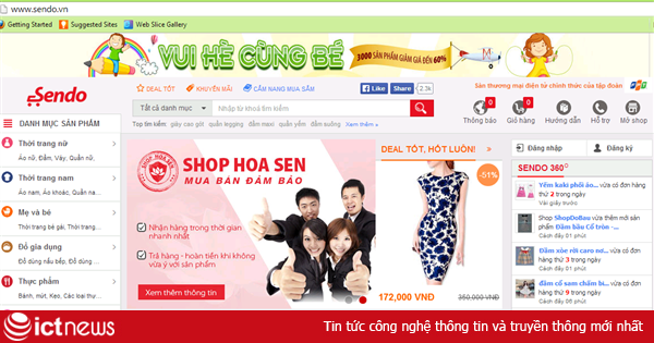 Sendo của FPT mua lại 123mua của VNG với giá 5,5 tỉ?