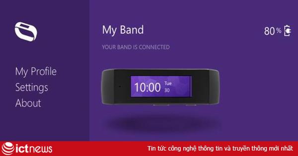Microsoft để lộ vòng đeo tay sức khỏe Microsoft Band trước thềm ra mắt