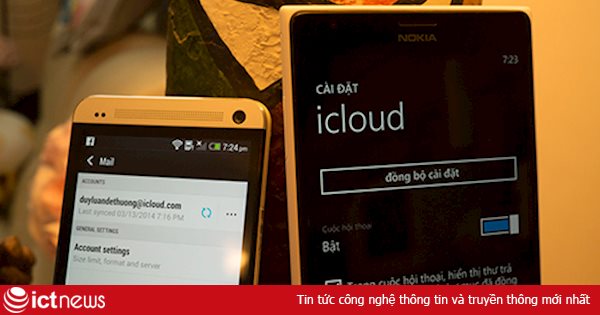 Cách thiết lập tài khoản email iCloud cho Android và Windows Phone