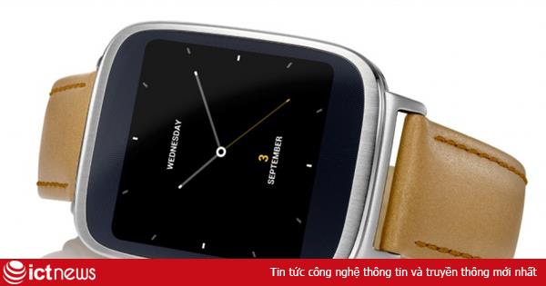 Đồng hồ thông minh Asus ZenWatch sẽ bán từ 9/11 với giá 199 USD