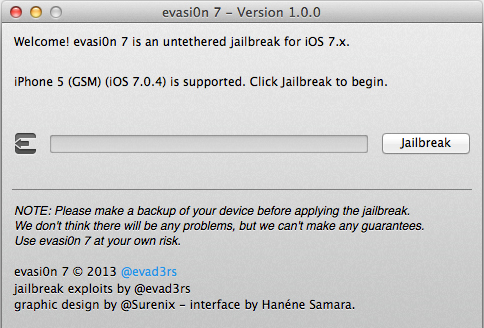 Hướng dẫn jailbreak cho thiết bị iOS 7 và iOS 7.1.1